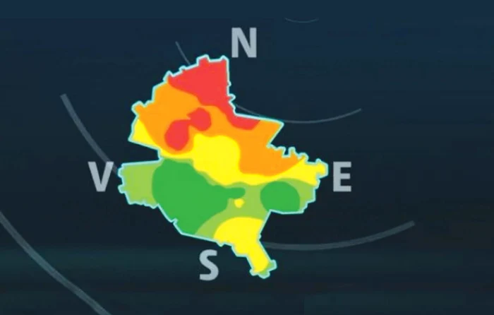 Zona roșie este  cea mai periculoasă