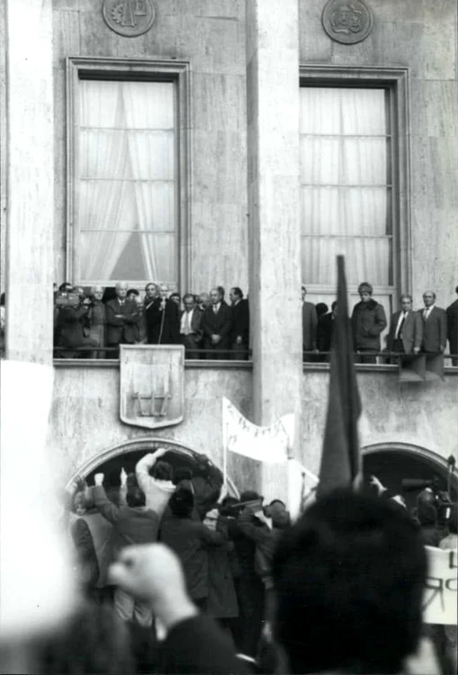 Manifestația anti FSN Arhiva Rațiu Democracy Center 