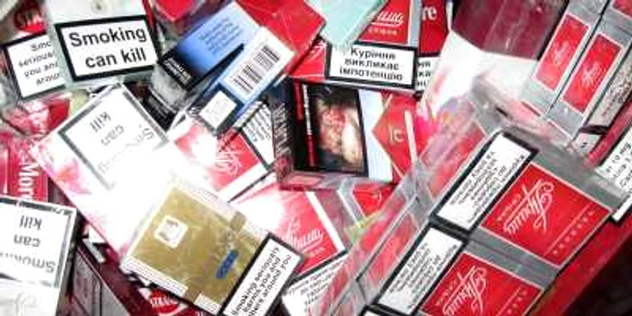 Ţigările de diferite mărci au fost confiscate de jandarmi
