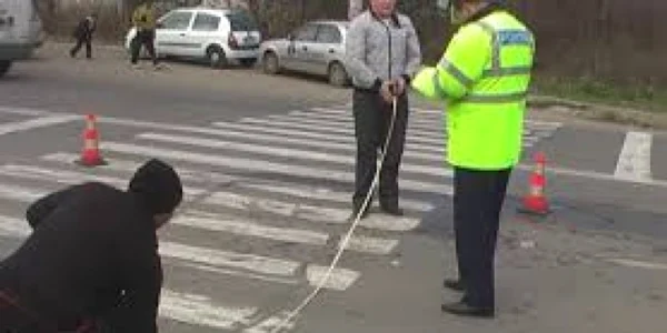 Femeia a fost lovită pe trecerea de pietoni