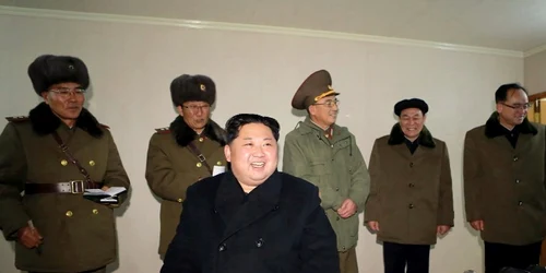 Kim Jong-un  lansare racheta FOTO AFP