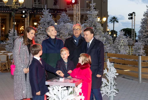 Charlene, copiii și Charlotte Casiraghi