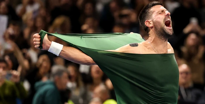 „Nole” rupe tricoul de pe el FOTO EPA