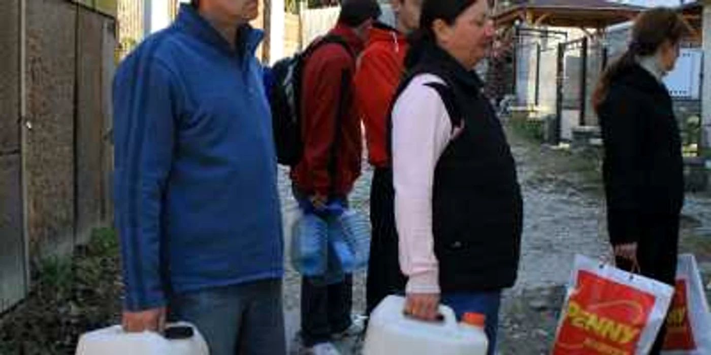 Aproape o sută de prahoveni din Comarnic nu mai au apă de aproape jumătate de an (foto: Adelina Anei)