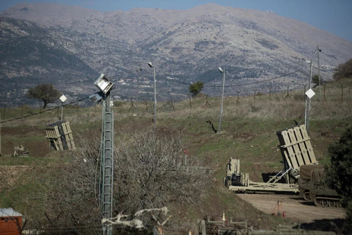 Sistemul israelian de apărare antirachetă Iron Dome desfăşurat în Golan FOTO EPA-EFE