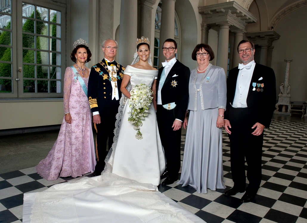 Olle Westling și Ewa Westling, părinții lui Daniel Westling la nunta cu Prințesa Victoria a Suediei   GettyImages 102233294 jpg