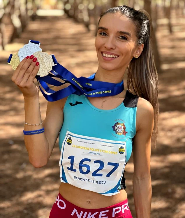 Denisa va mai participa în acest an la Campionatul Național de Atletism Foto: Facebook