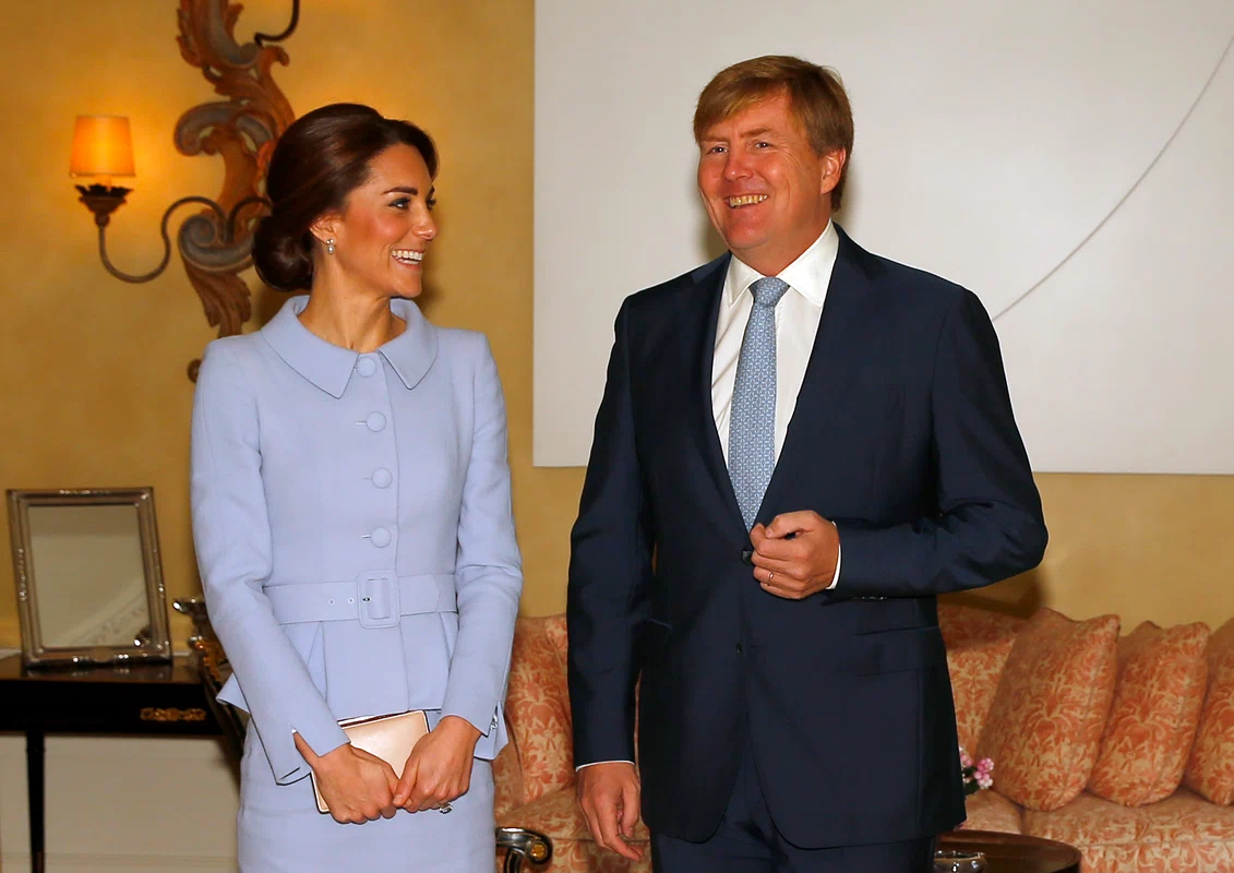 Prințesa Kate l a vizitat pe Regele Willem Alexander la Haga, în 2016, GettyImages
