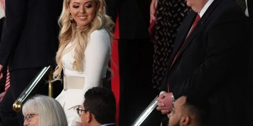 Tiffany Trump in alb la discursul privind Starea Natiunii FOTO AFP