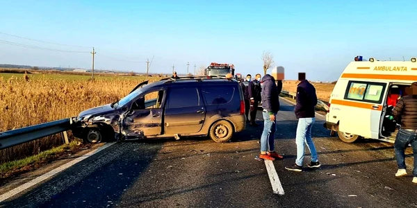slobozia accident cu 4 raniti pe dn2a foto ipj ialomita