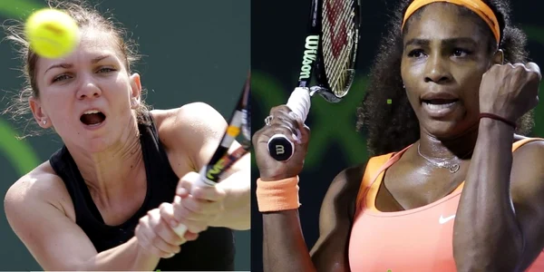 Simona Halep Serena Williams Miami Open FOTO AP