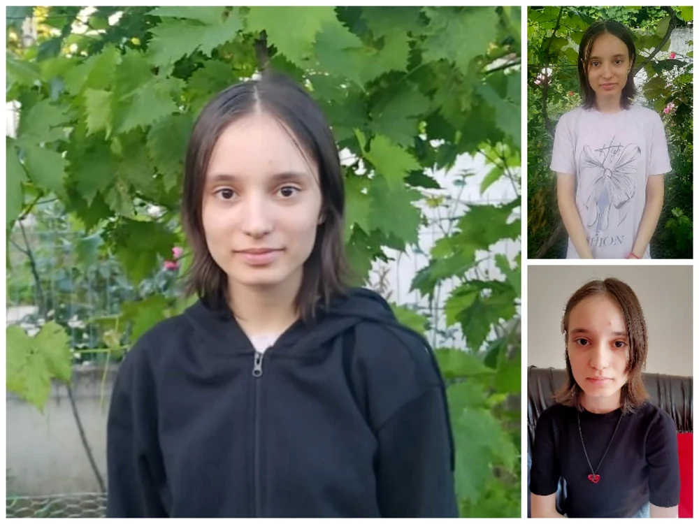 Ana, eleva care, obținând media maximă, și-a atins scopul de a fi admisă la Mate-Info FOTO: colaj 