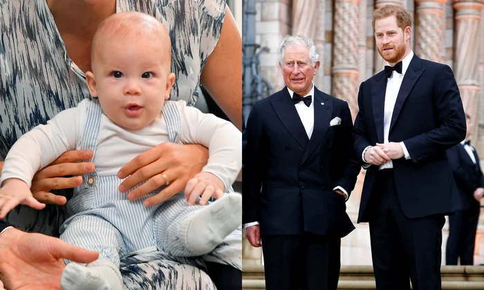 Prințul Harry cu Regele Charles și Prințul Archie  foto   GettyImages jpg