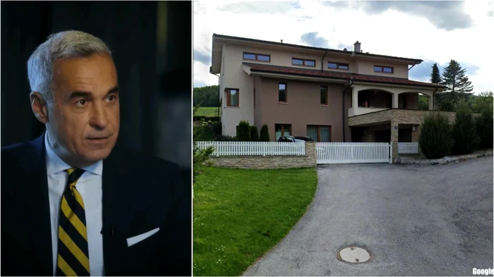 Călin Georgescu și una dintre proprietățile din Austria. Sursa: Facebook / Rise Project