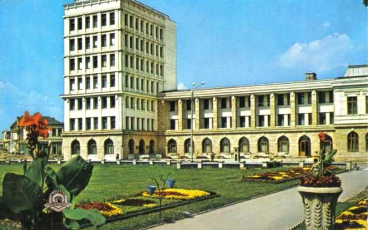 Aşa arăta Centrul Civic în 1970, când s-a construit  FOTO: www.focsaniulvechi.ro