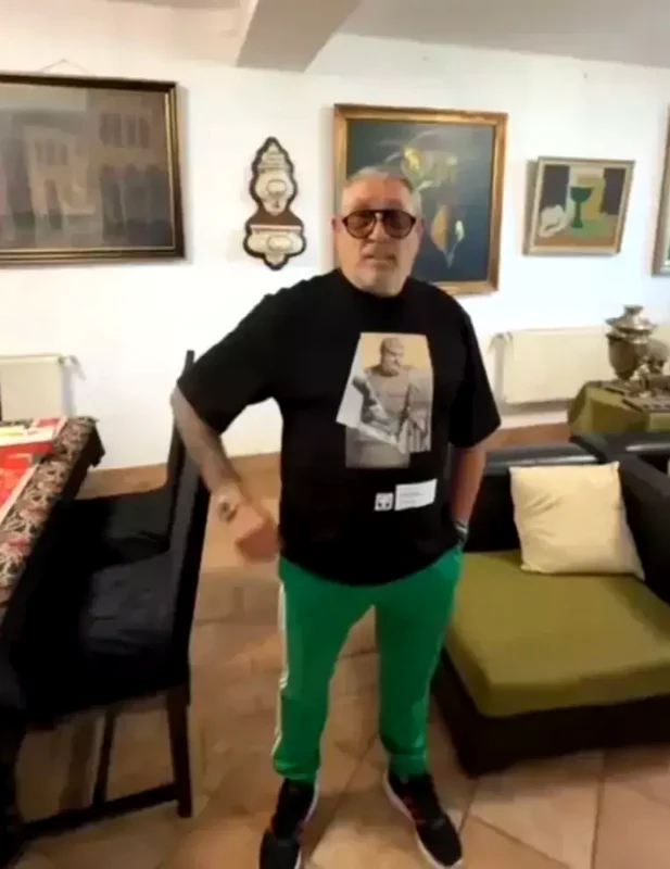 Imagini din casa lui Serghei Mizil / foto: captură video