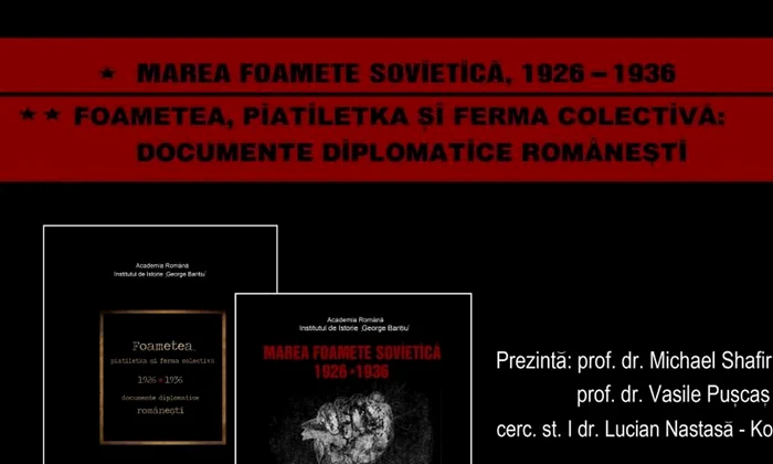 Lansare ”Marea foame sovietică 1926 1936” la Cluj jpeg