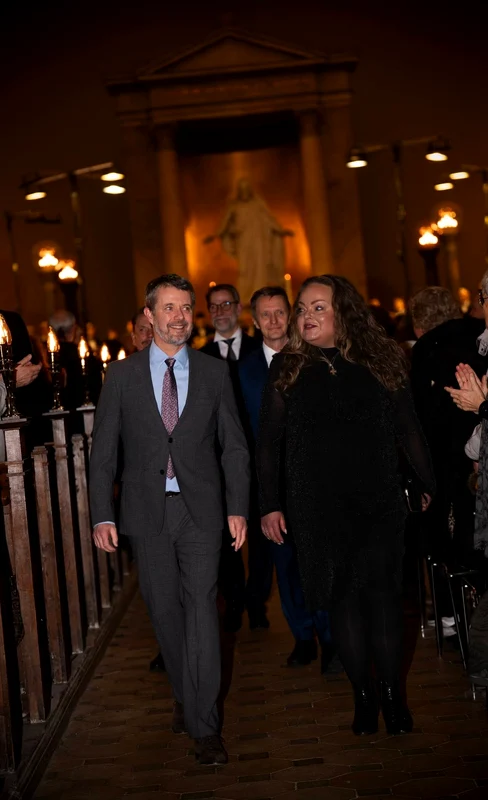 Regele Frederik al Danemarcei, singur la Copenhaga la concertul de Crăciun. FOTO: Casa Regală daneză