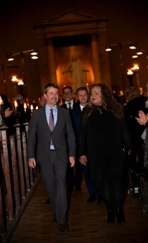 Regele Frederik al Danemarcei, singur la Copenhaga la concertul de Crăciun. FOTO: Casa Regală daneză
