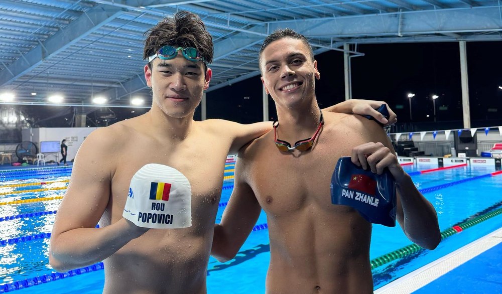 Surprise Training: David Popovici Trains with Rival Pan Zhanle in Romania