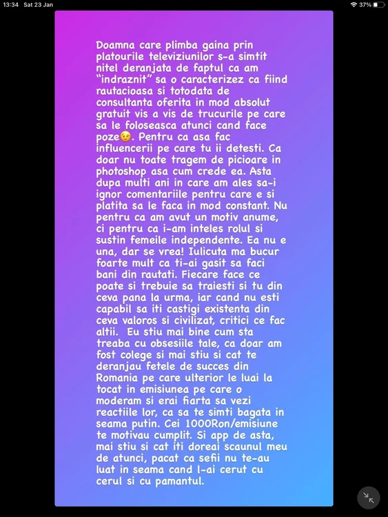 Primele declarații făcute de Adelina Pestrițu cu privire la Iulia Albu