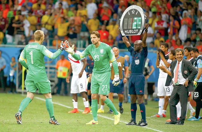 Înlocuirea de portar  făcută în finalul  prelungirilor a surprins  pe toată lumea