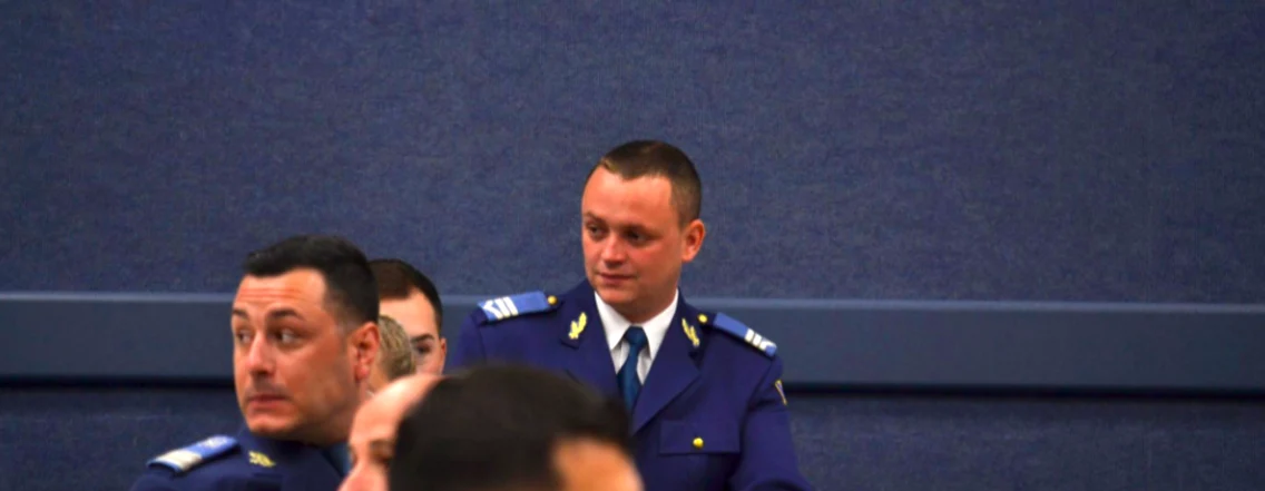 Bogdan Creţu - specialist de la Capu Midia Constanţa specializat în sistemul de rachete Patriot Sursa Arhiva personală