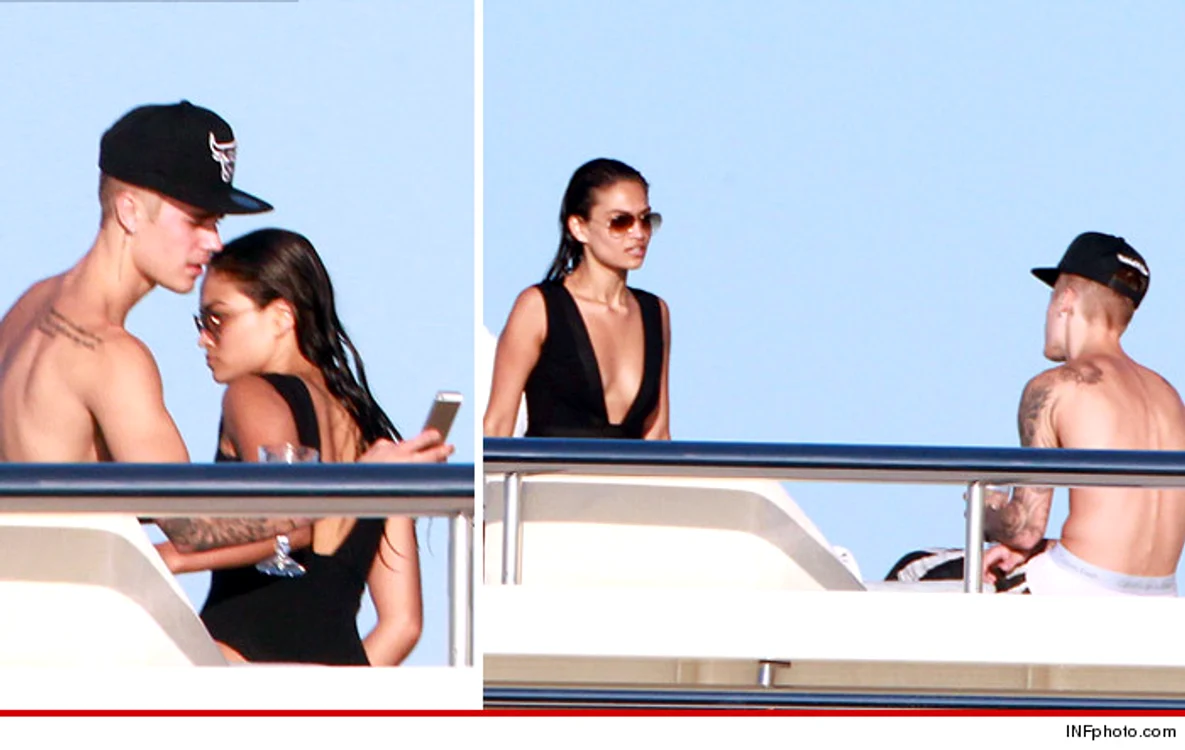 Justin şi Shanina pe iaht 