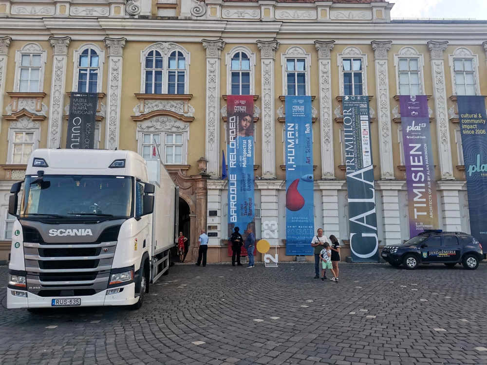 Operațiunea "Brâncuși" la Timișoara FOTO Ștefan Both