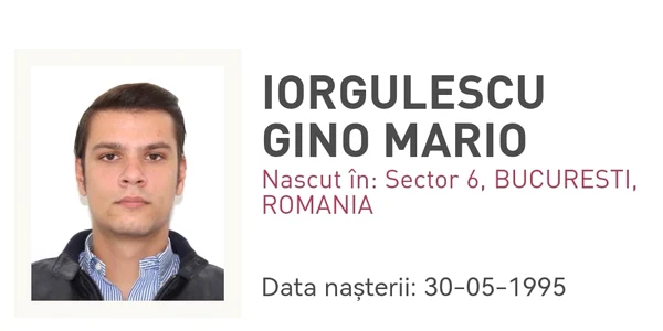 Mario Iorgulescu dat în urmărire generala   Foto Poliția Română jpeg