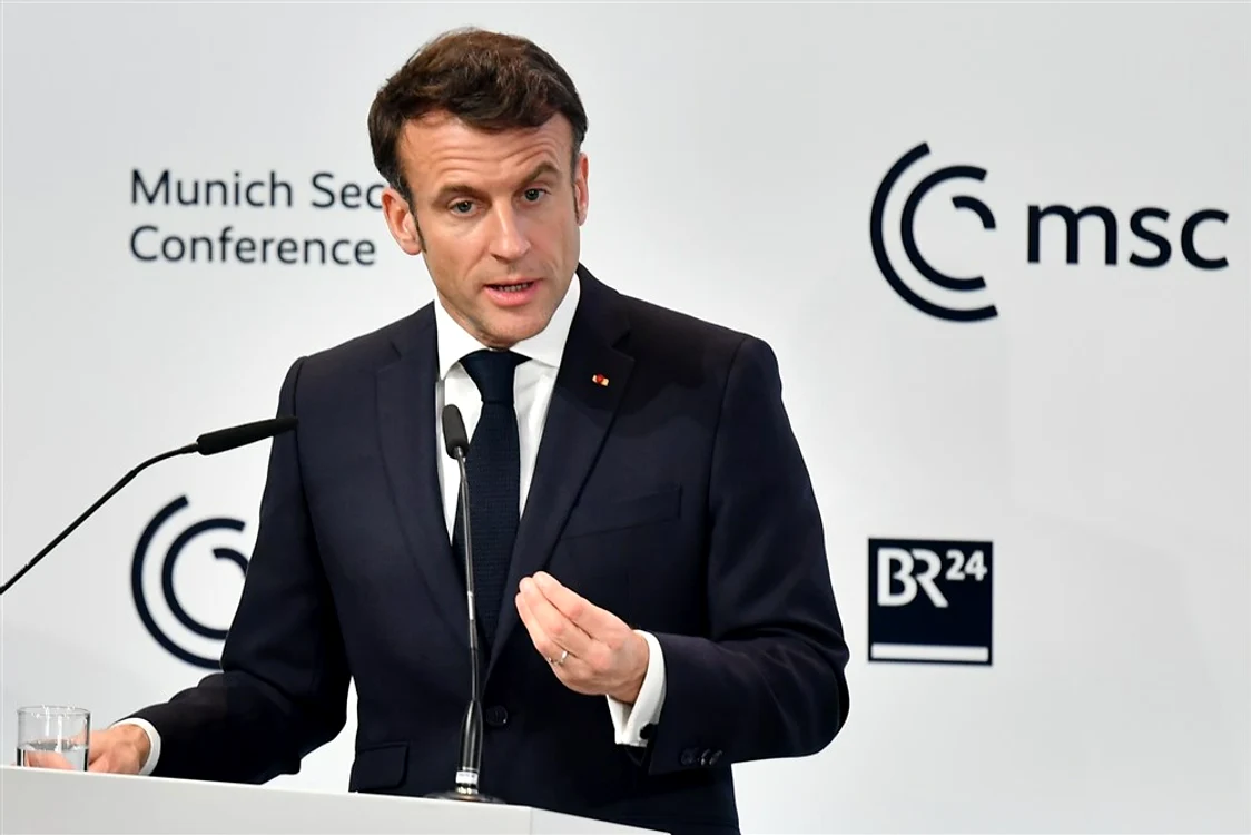 Macron a pledat pentru intensificarea sprijinului pentru Ucraina FOTO EPA-EFE