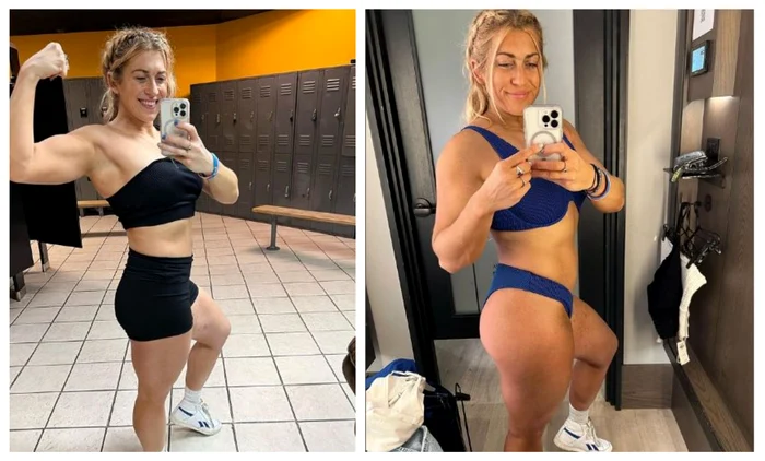 Danielle a ridicat un cauciuc de 225 de kilograme / foto: arhivă personală