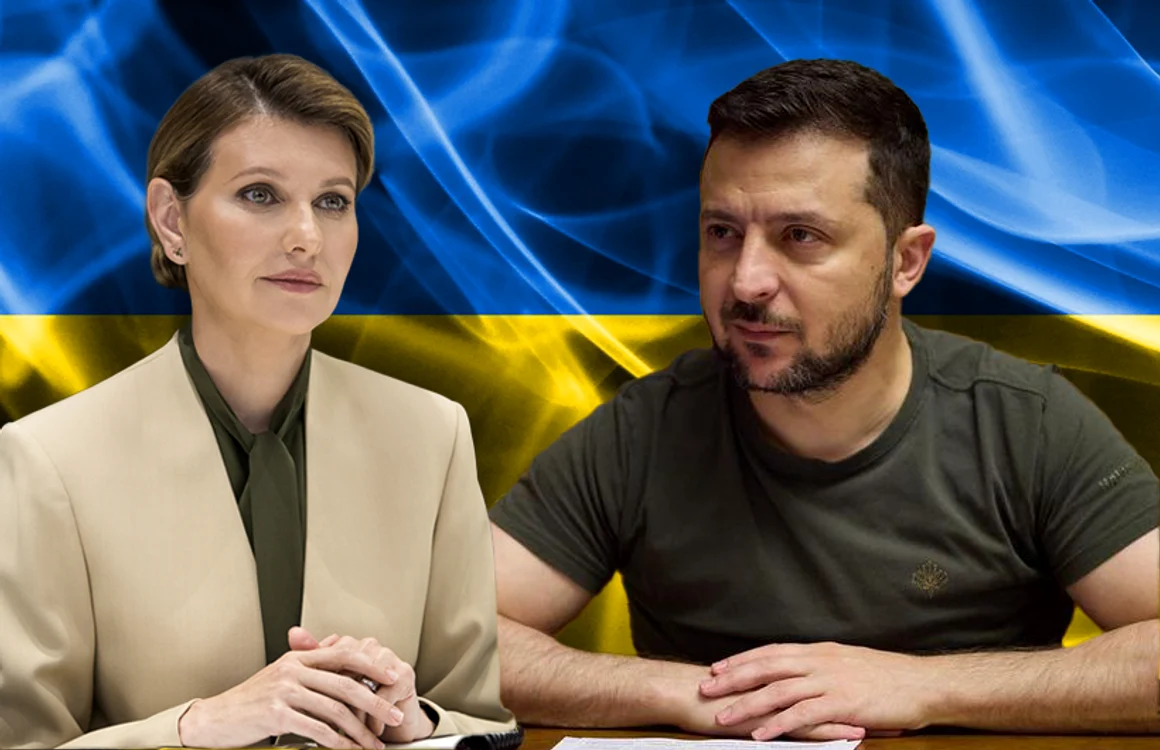 soții zelenski png