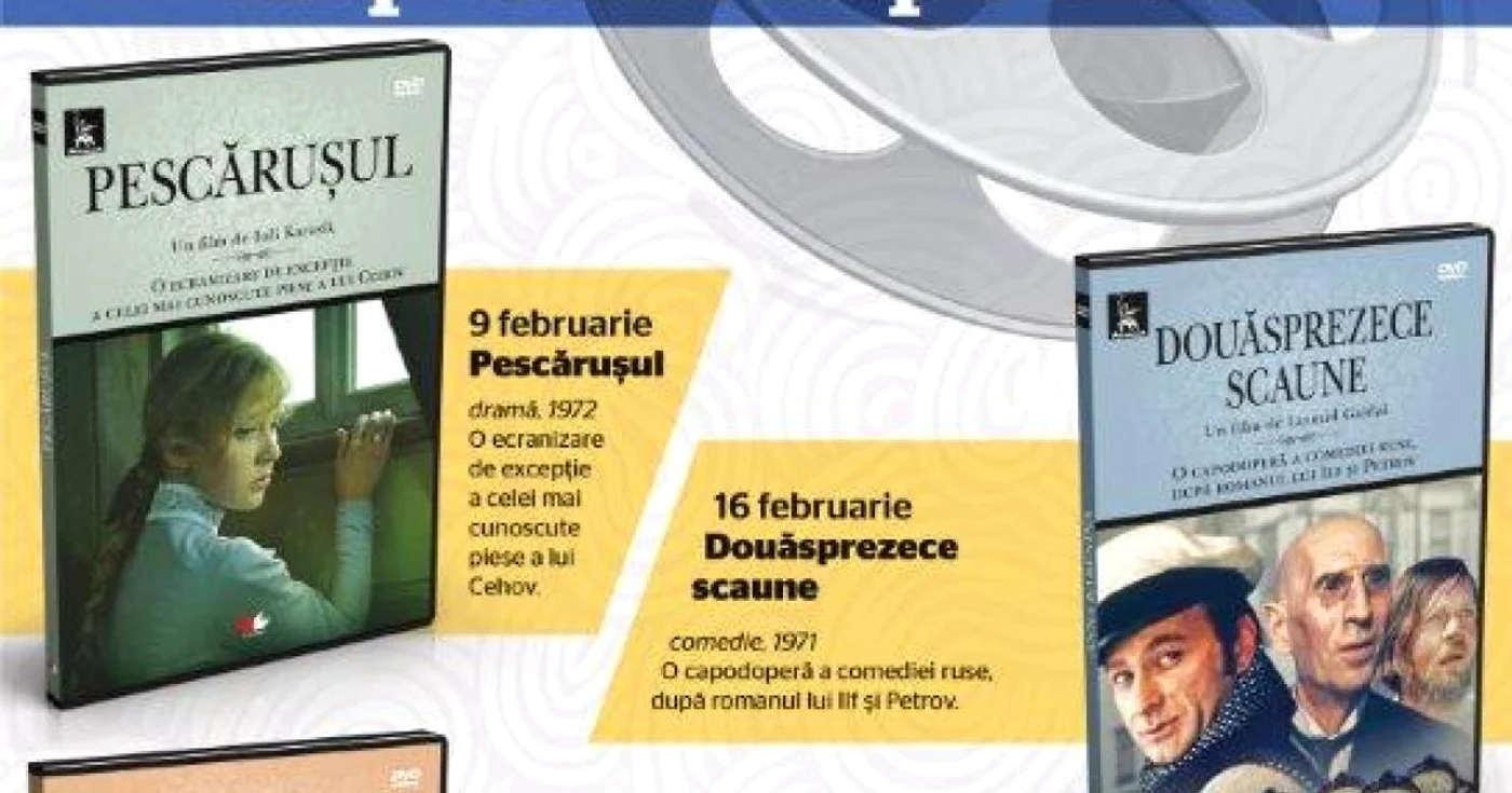 "Colecţia Filme de aur din cinematografia rusă", încă trei filme ruseşti de excepţie, distribuite pe DVD cu Adevărul