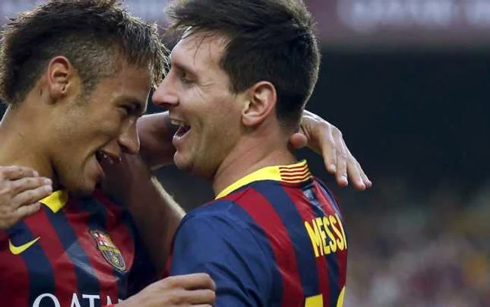 Messi (dreapta) a reuşit un hattrick