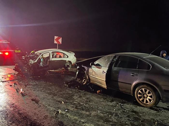 Accident grav în județul Galați FOTO : ISU