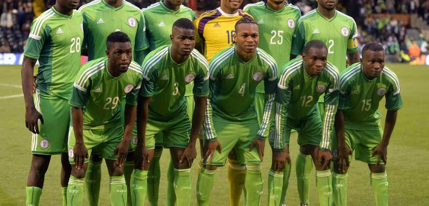 Echipa naţională a Nigeriei, imagine dinaintea jocului cu Scoţia FOTO Reuters