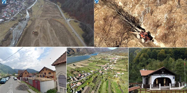 Tronsonul din Vâlcea pe unde vor trece loturile montane ale Autostrăzii Sibiu Pitești Colaj