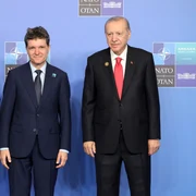Nicușor Dan, Rutte și Erdogan la Summitul NATO FOTO AFP