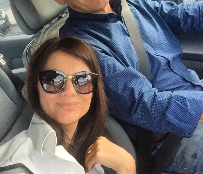 Malvina Cservenschi alături de tatăl ei, la Londrafoto: arhivă personală