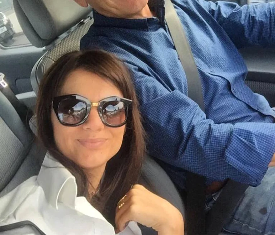 Malvina Cservenschi alături de tatăl ei, la Londrafoto: arhivă personală