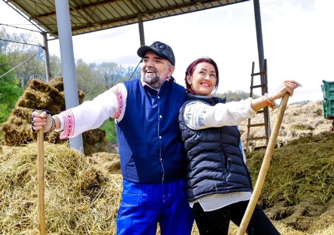 Rona Hartner a făcut echipă cu Daniel Iordăchioaie la „Ferma Vedetelor”