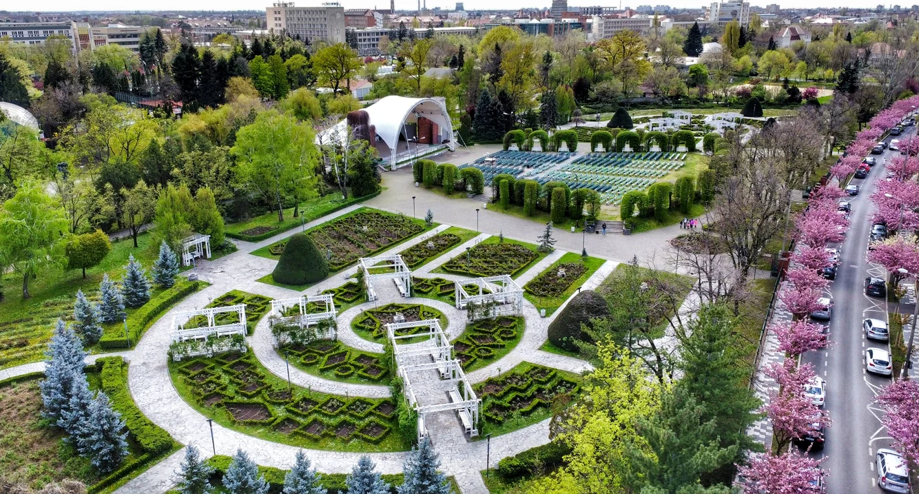 Parcul Rozelor din Timișoara FOTO Facebook/Dominic Fritz