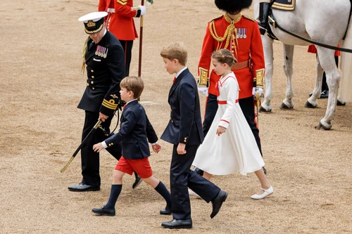 Copiii Wales la Trooping the colour, 2023, GettyImages