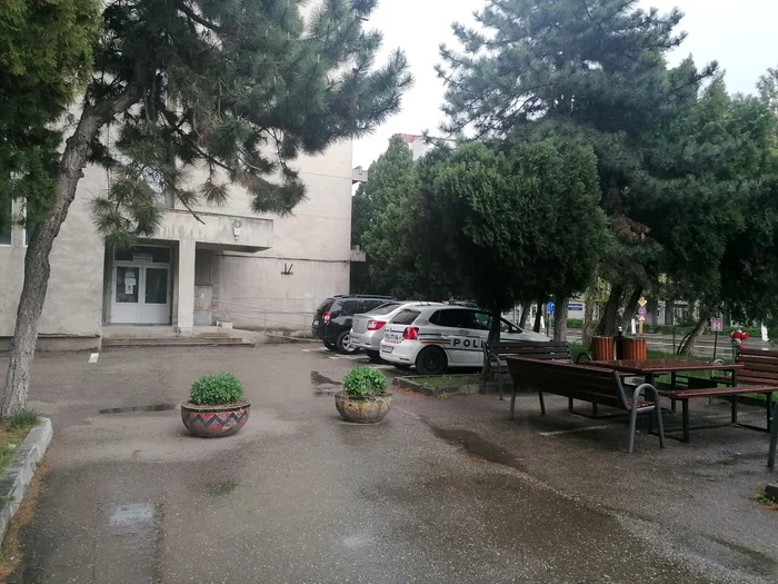 Polițiștii au ajuns la fața locului FOTO: Alina Mitran
