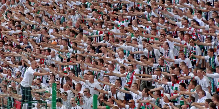 Fanii Legiei sunt printre cei mai fanatici din Europa. Foto Facebook