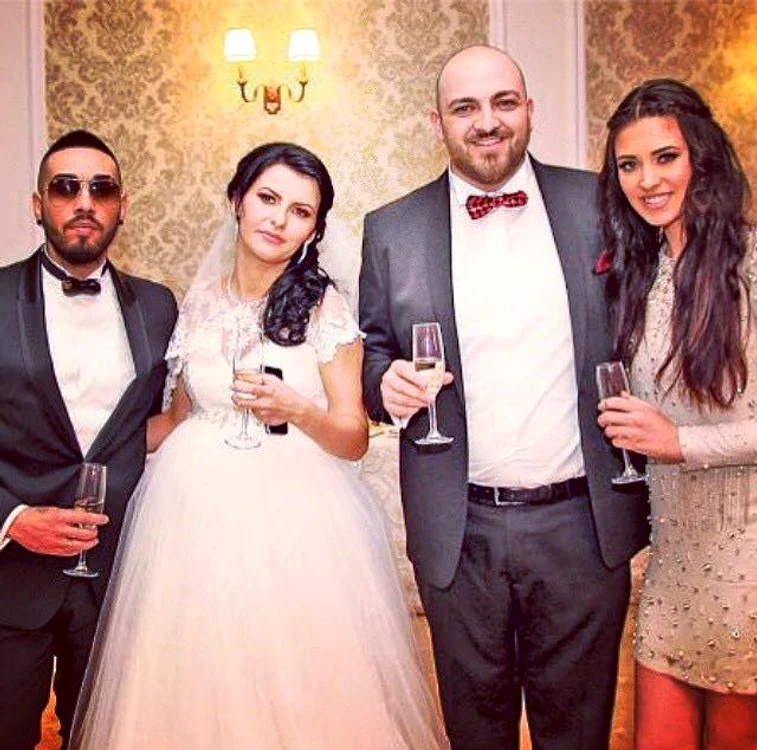 Alex Velea şi Antonia, alături de Boier Bibescu şi soţia lui, la nunta celor doiFoto: Arhiva personală