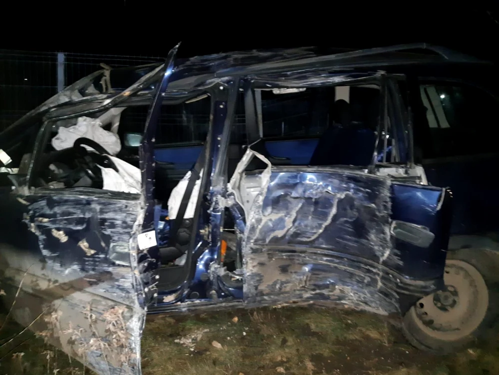 Accident rutier Giurgiu FOTO ISU Giurgiu