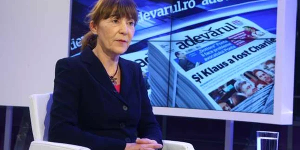 Monica Macovei la Adevarul Live FOTO Marian Iliescu 