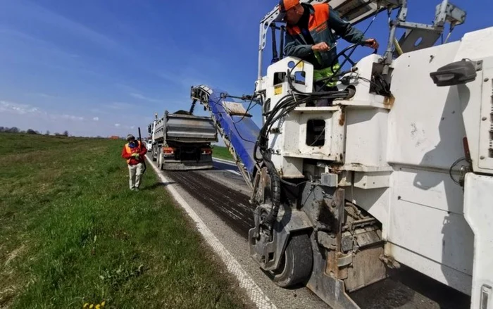 lucrari pe dn 68 a intre margina si holdea foto drdp timisoara